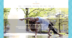 Desktop Screenshot of amyleydonyoga.com